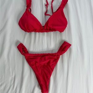 SHEIN Red Bikini Set